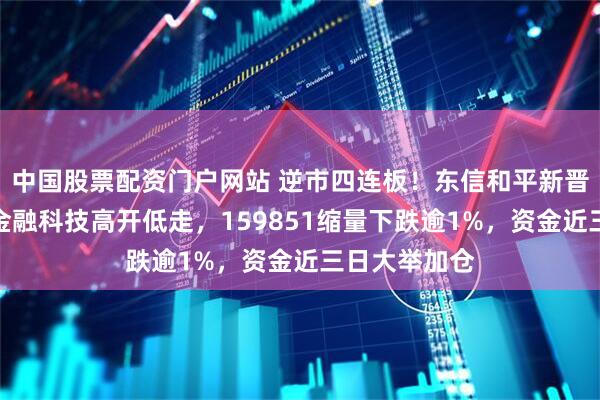 中国股票配资门户网站 逆市四连板！东信和平新晋板块龙头？金融科技高开低走，159851缩量下跌逾1%，资金近三日大举加仓